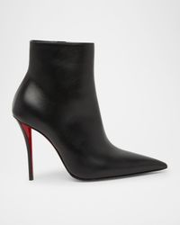 100mm Miss Z Leather Booties