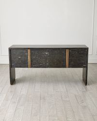 Horn Inlay Console Table