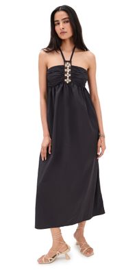 RAILS Palazzo Halter Dress Black L