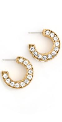 Elizabeth Cole Aira Earrings Crystal One Size