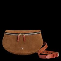 Herbert Frere Soeur - Sac banane en cuir velours - Taille Unique - Marron
