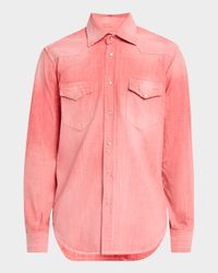 Men's Denim Western Shirt