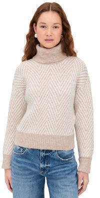 Z Supply Balkan Funnel Neck Sweater Smoked Heather M