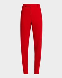 Classic Straight-Leg Wool Trousers