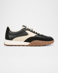 Men's Pallisades Pebbled Leather Runner Sneakers