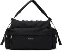 Balenciaga Moyen sac de fin de semaine Explorer noir à poches