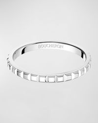 Quatre Clou de Paris Wedding Band in 18K White Gold