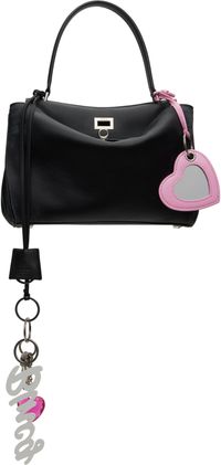 Balenciaga Black Rodeo Small With One Charm Bag