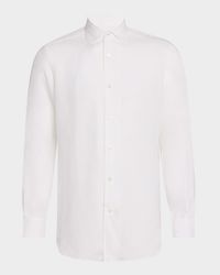 Men's Oasi Lino Casual Button-Down Shirt
