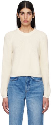 Joseph White Raglan Sweater