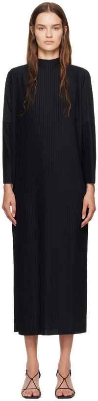 MM by Max Mara Black Faraone Midi Dress