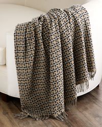 Clarendon Merino Wool Throw, 55" x 73"