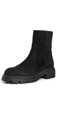 Stuart Weitzman Soho Lite Zip Booties Black 7