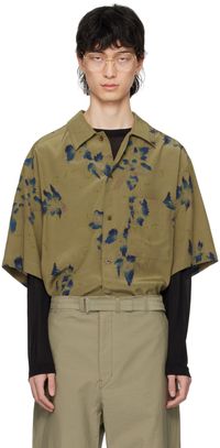 LEMAIRE Chemise d'été kaki