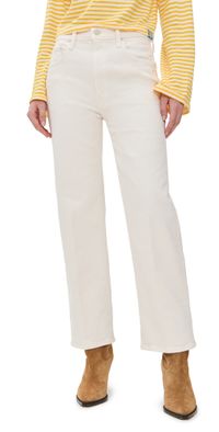 MOTHER The Rambler Zip Ankle Jeans Cream Puffs 23
