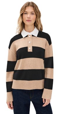 RAILS Paxton Sweater Oatmeal Black M