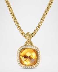 Albion Enhancer with Gemstones and Diamonds in 18K Gold, 11mm