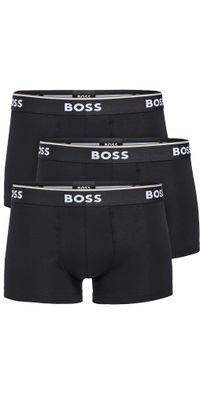 BOSS Stretch Cotton 3 Pack Trunks Black S