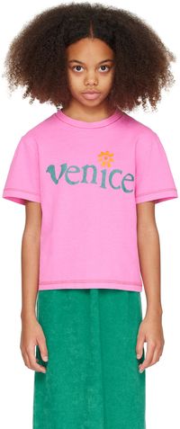 ERL Kids Pink 'Venice' T-Shirt