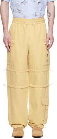 Wales Bonner Yellow Roam Cargo Pants