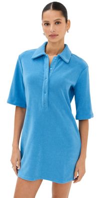 STAUD Fabiana Dress Sky Blue M