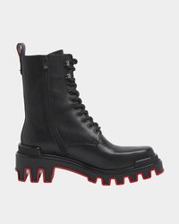 Men's Trott Dune Lugged Leather Combat Boots
