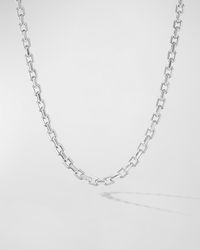 5.5mm Men's Streamline Heirloom Link Necklace in Silver