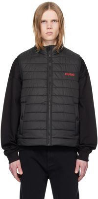 Hugo Black Water-Repellent Vest