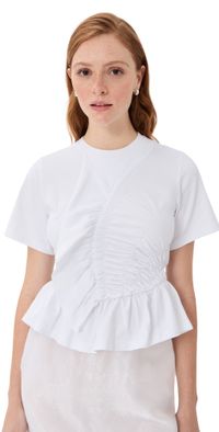 Cecilie Bahnsen Ace T-Shirt Jersey White White S
