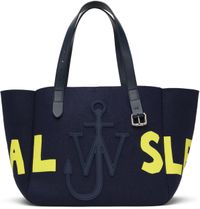 JW Anderson Navy Belt 'Real Sleep' Tote