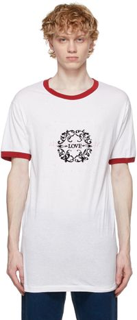 Maison Margiela White 'Love' T-Shirt
