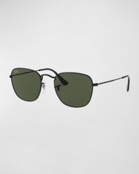 Men's Square Metal Sunglasses