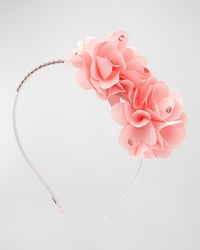 Girl's Flower Rhinestone Headband