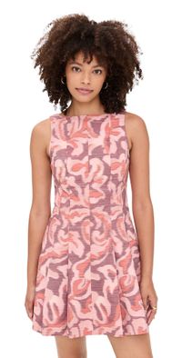 Tanya Taylor Glenda Dress MAHOGANY/SUGARCANE MULTI 0