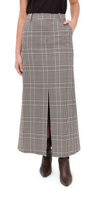 LE BOP Roxy Skirt Tan Plaid XXL