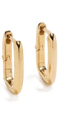 IVI Los Angeles Small Toy Link Hoops Yellow Gold One Size