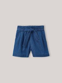 Cyrillus - Short en denim light - Taille 12A - Bleu
