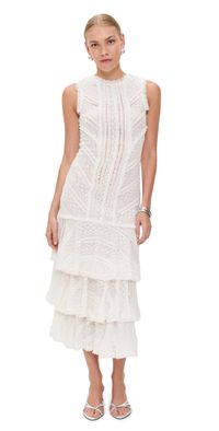 Cinq à Sept Maceio Dress Gardenia 12