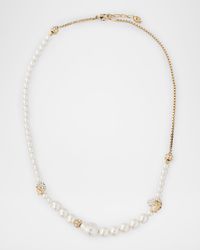 Pearly Skull Necklace