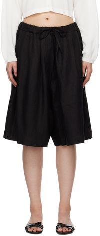 Cordera Black Maxi Shorts
