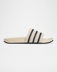 x Wales Bonner Men's Adilette Leather Slide Sandals