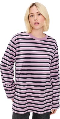 BAUM UND PFERDGARTEN Jeevana Tee Dawn Pink Stripes XL