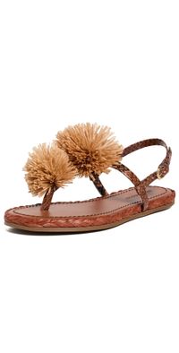 Ulla Johnson Ingrid Espadrille Sandals Rust Copper 37