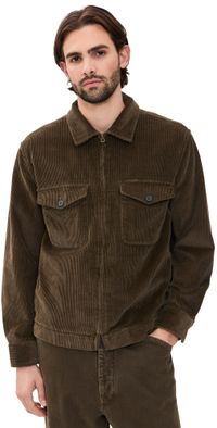 Madewell Cord Zip Jacket Expedition Green S