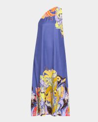 Jae One-Shoulder Silk Maxi Dress