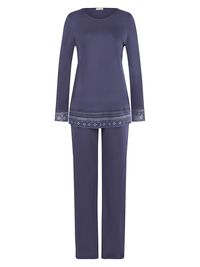 Women's Jona Long-Sleeve 2-Piece Pajama Set - Nightshade - Size XL