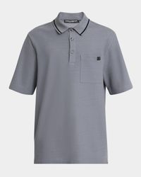 Men's Cotton Pique DG-Pocket Polo Shirt
