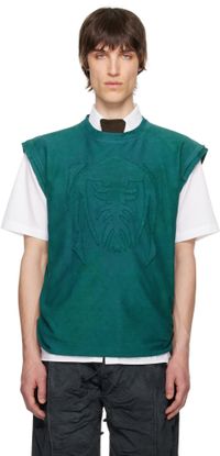 YAKU Blue Fossil Tank Top