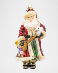 Santa's Arm Full Of Gifts Christmas Ornament