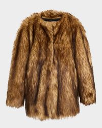 Bria Faux Fur Top Coat